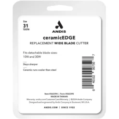 Andis Ceramic Fine-Tooth -vaihtoleikkuuterä 10 ja 30 Wide