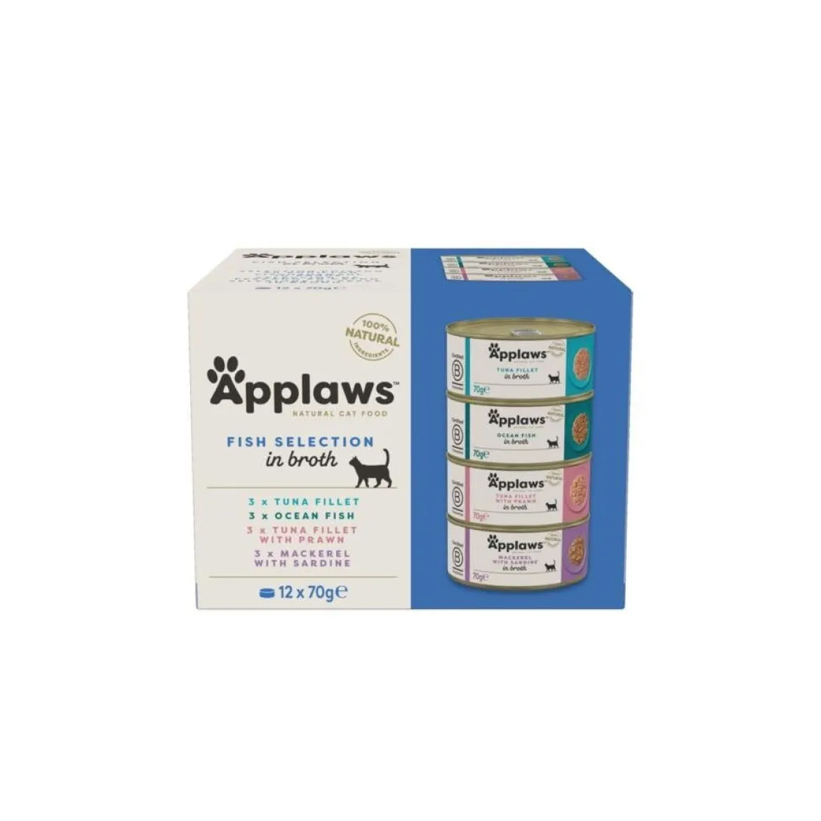 Applaws Kalalajitelma 12x70g