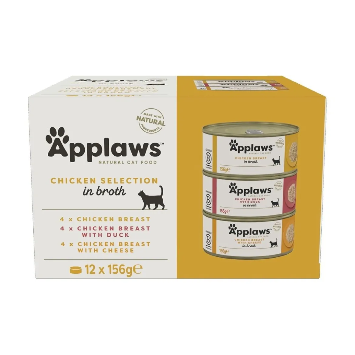 Applaws Kanalajitelma liemessä 12x156g