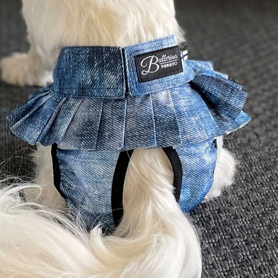 Ballerina juoksuhousut denim