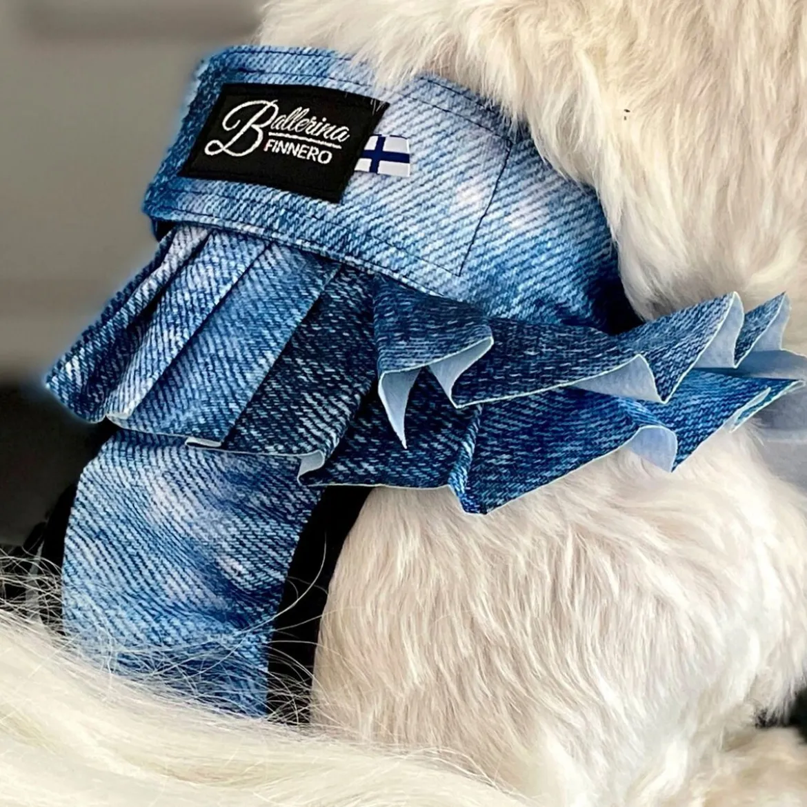 Ballerina juoksuhousut denim