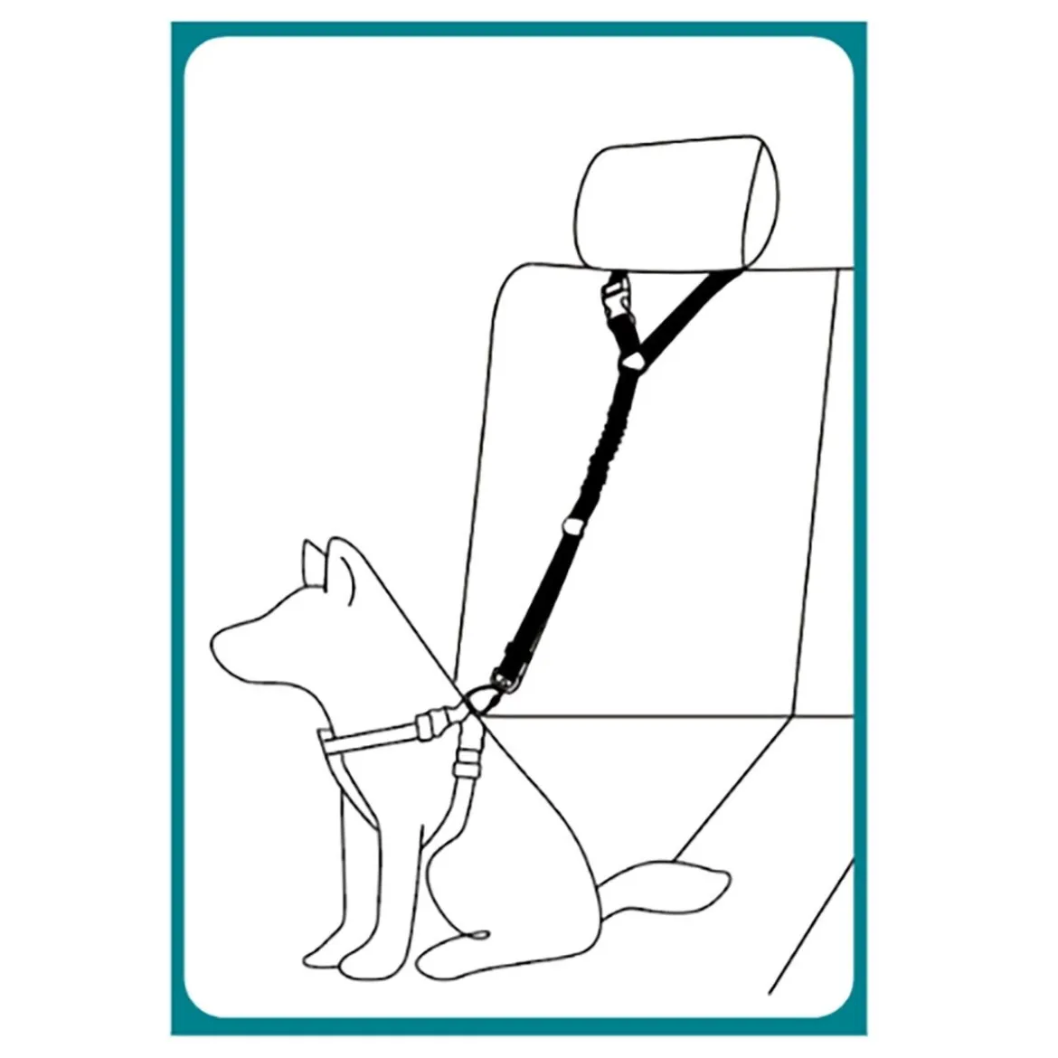 Basic Travel bungee turvavyö pääntukeen