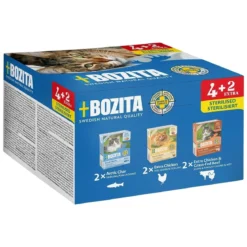 Bozita Cat Tetra Mixpack sterilised 6 x 370 g