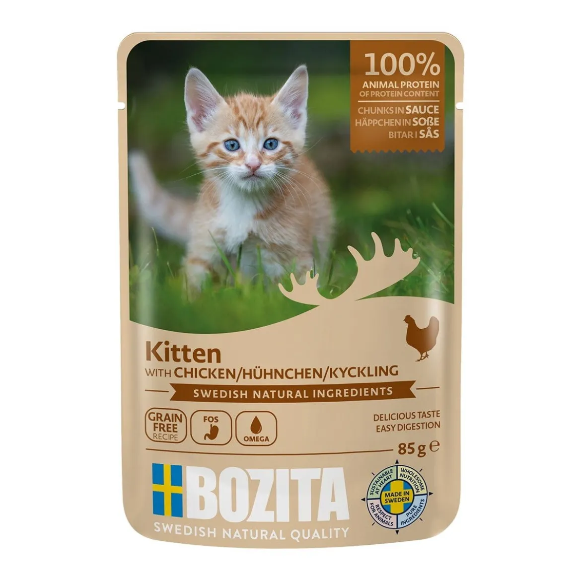 Bozita kitten kana kastikkeessa 85 g