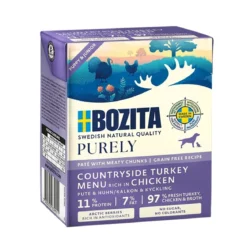 Bozita Purley Paté Puppy & Junior Turkey 370g