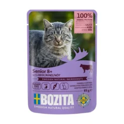 Bozita Senior 8+ nautaa kastikkeessa 85 g