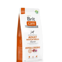 Brit Care Dog Adult Medium Breed Hypoallergenic Lamb 2x12 kg