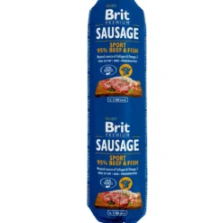 Brit Premium makkara Sport liha & kala 800g
