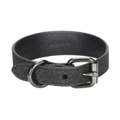 Collar of Sweden kapea solkipanta, musta glitter