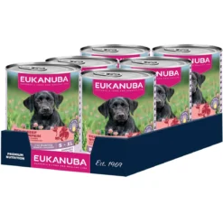 Eukanuba Dog Wet Puppy Nauta & Kurpitsa 400 g