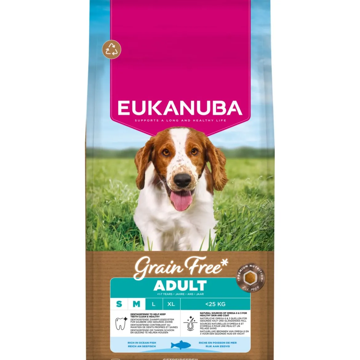 Eukanuba Grain Free Adult Small & Medium Breed Ocean Fish