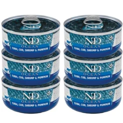 Farmina N&D Cat Ocean Tuna & Pumpkin 6x70g