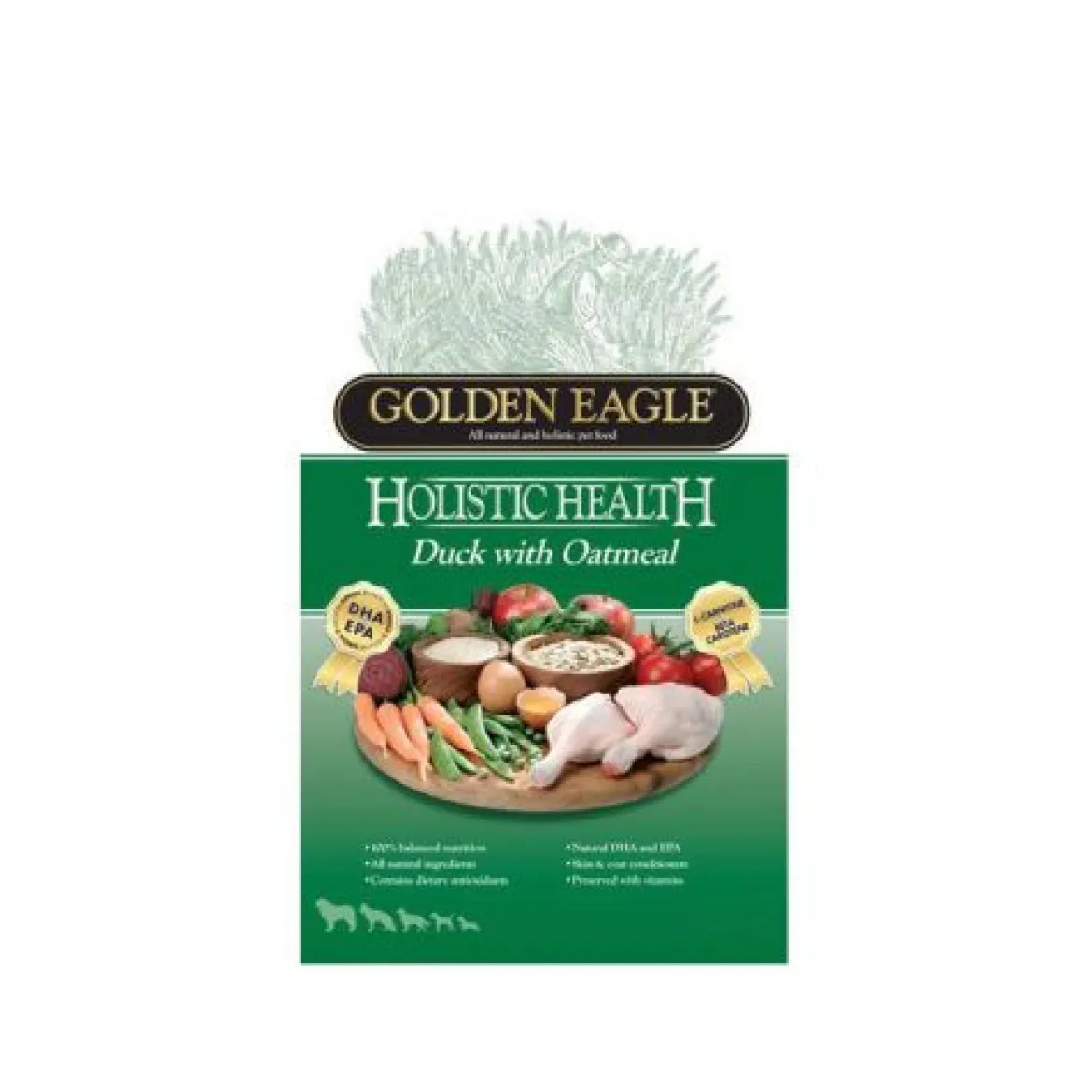 Golden Eagle Holistic Duck with Oatmeal 2 x 12 kg