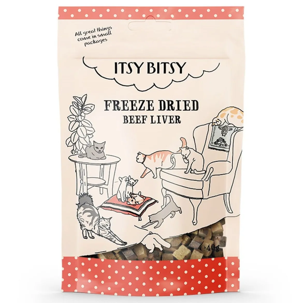 ItsyBitsy FD Naudanmaksa kissalle