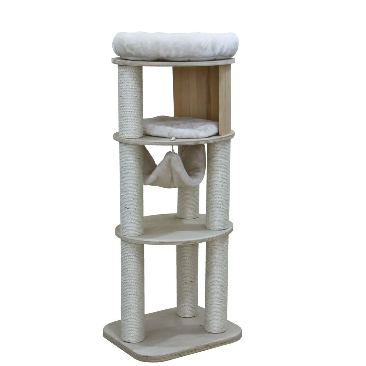 Kissan raapimispuu Basic Lodge 123cm