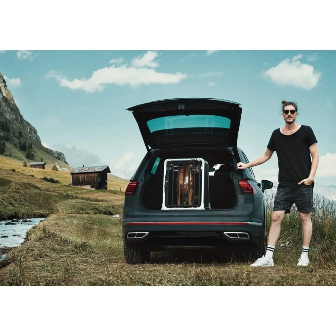 Koiran autohäkki 4Pets ECO 1, kolaritestattu