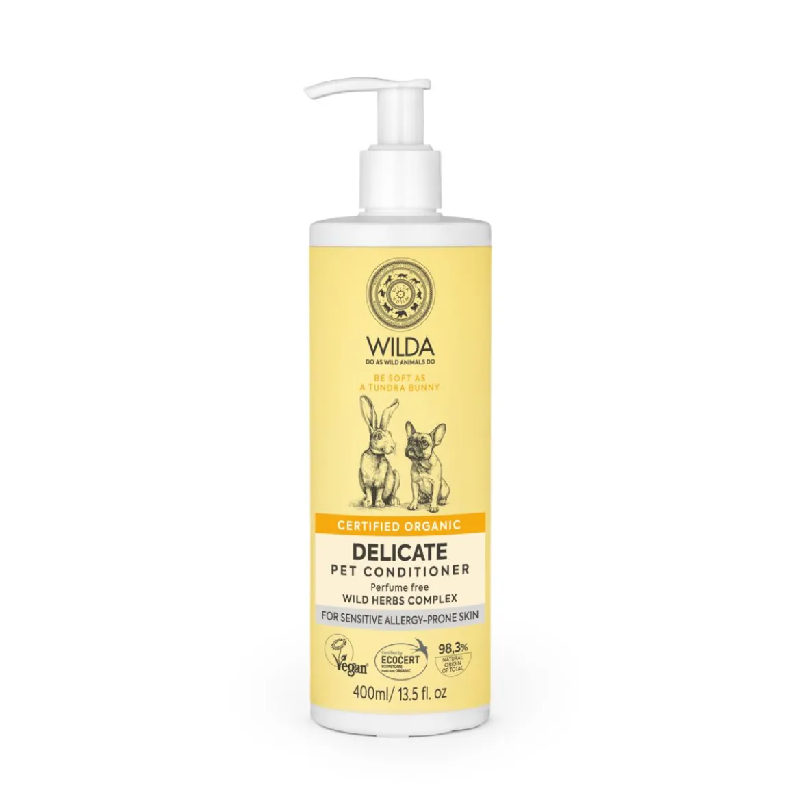 Koiran hoitoaine Wilda Siberica Delicate 400ml