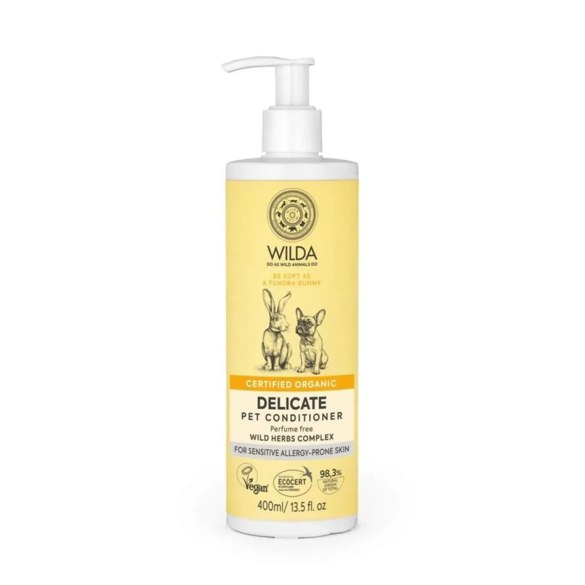 Koiran hoitoaine Wilda Siberica Delicate 400ml