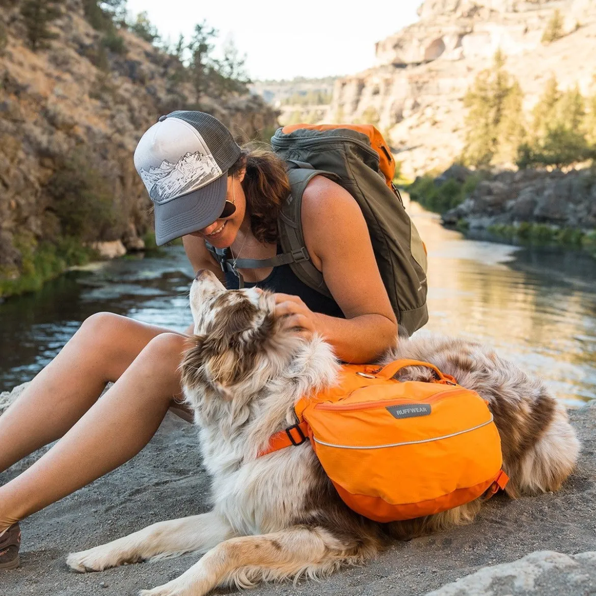 Koiran reppu Ruffwear Approach Pack, oranssi