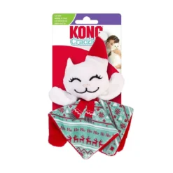 KONG Cat Holiday Crackles Santa Kitty
