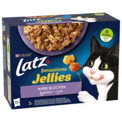 Latz Cat Sensations Mixed Selection in jelly 12x100g