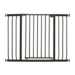 Leveä koiraportti Basic Sturdy musta 76 x 99-105,5 cm