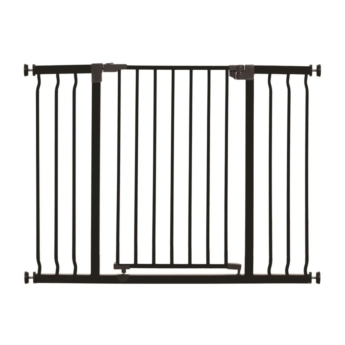 Leveä koiraportti Basic Sturdy musta 76 x 99-105,5 cm