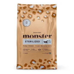 Monster Cat Grain Free Sterilized Kalkkuna & Kana