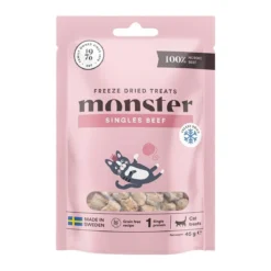 Monster Cat Treats Freeze dried, nauta
