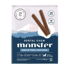 Monster Dog Dental Chew Grain Free Chicken Medium