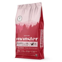 Monster Puppy Large Grain Free Kalkkuna&Kana