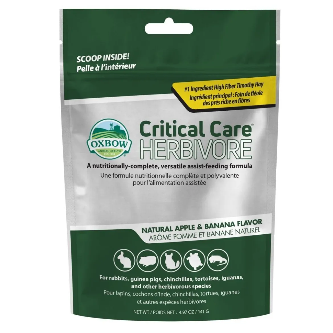 Oxbow Critical Care Herbivore, omena/banaani