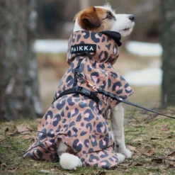 PAIKKA Visibility Raincoat Lite -koiran sadetakki, leo