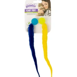Pawise pomppiva pallo karvahännällä 2-pack