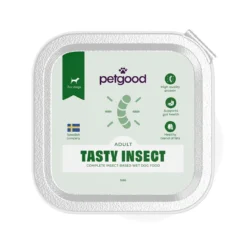 Petgood hyönteispohjainen koiran märkäruoka 6 x 300 g