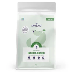 Petgood hyönteispohjainen premiumruoka aikuiselle koiralle