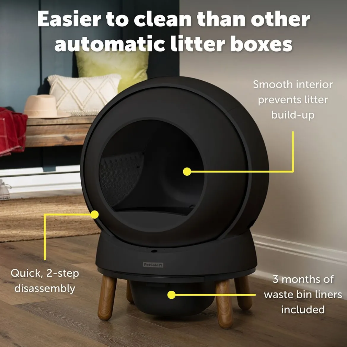 PetSafe SmartSpin -automaattinen kissanvessa, musta