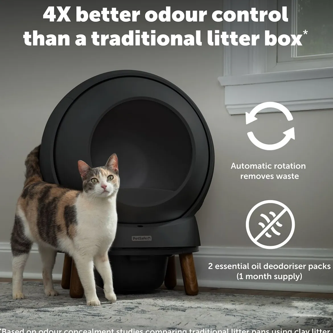 PetSafe SmartSpin -automaattinen kissanvessa, musta