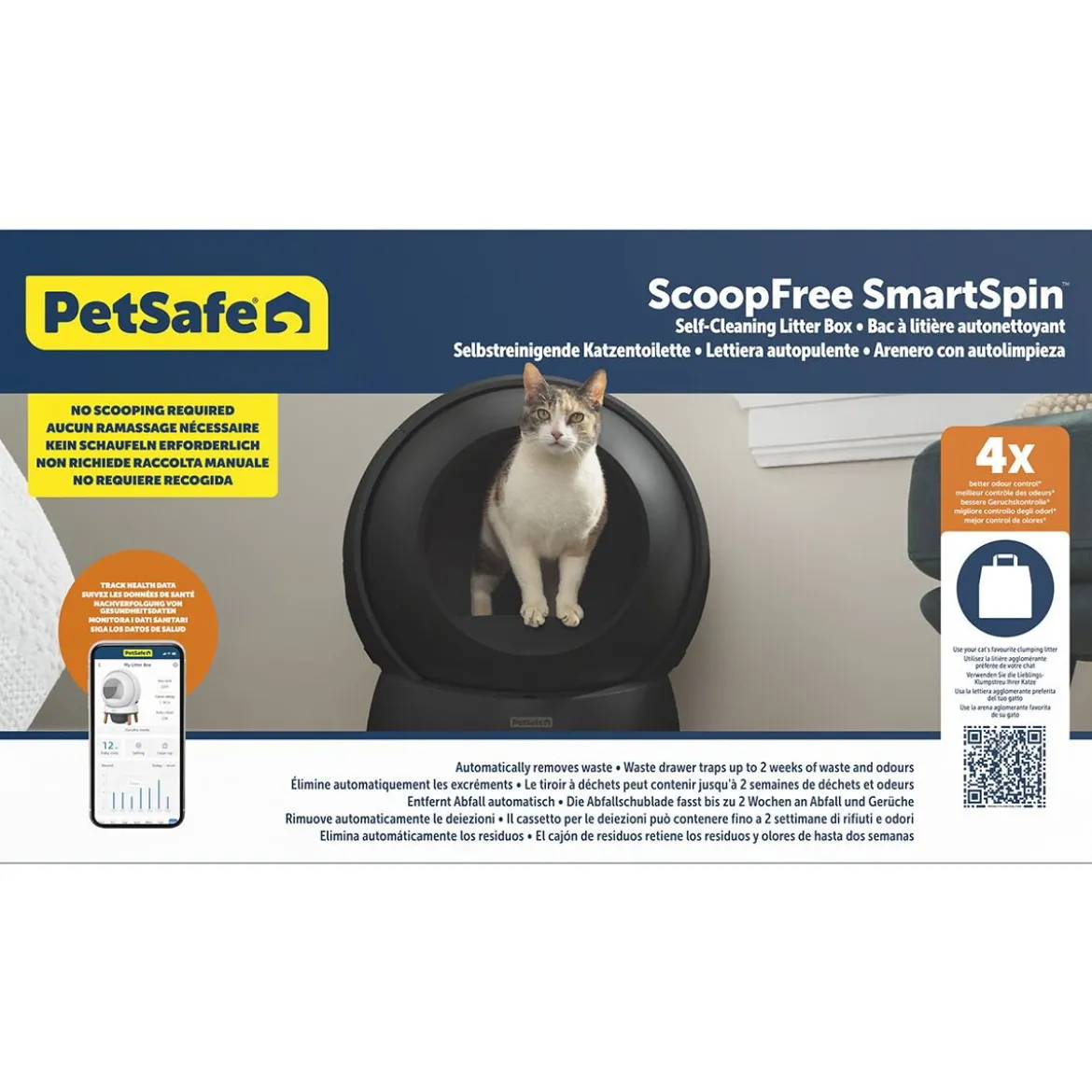 PetSafe SmartSpin -automaattinen kissanvessa, musta