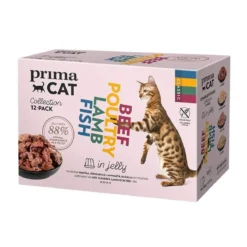 PrimaCat Classic Multipack hyytelössä 12 x 85 g