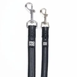 Pro Dog Grip talutin heijastimella musta