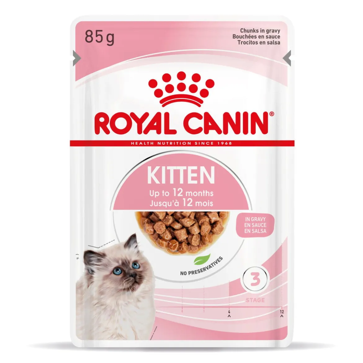 Royal Canin Kitten Gravy 85g, 48-pack