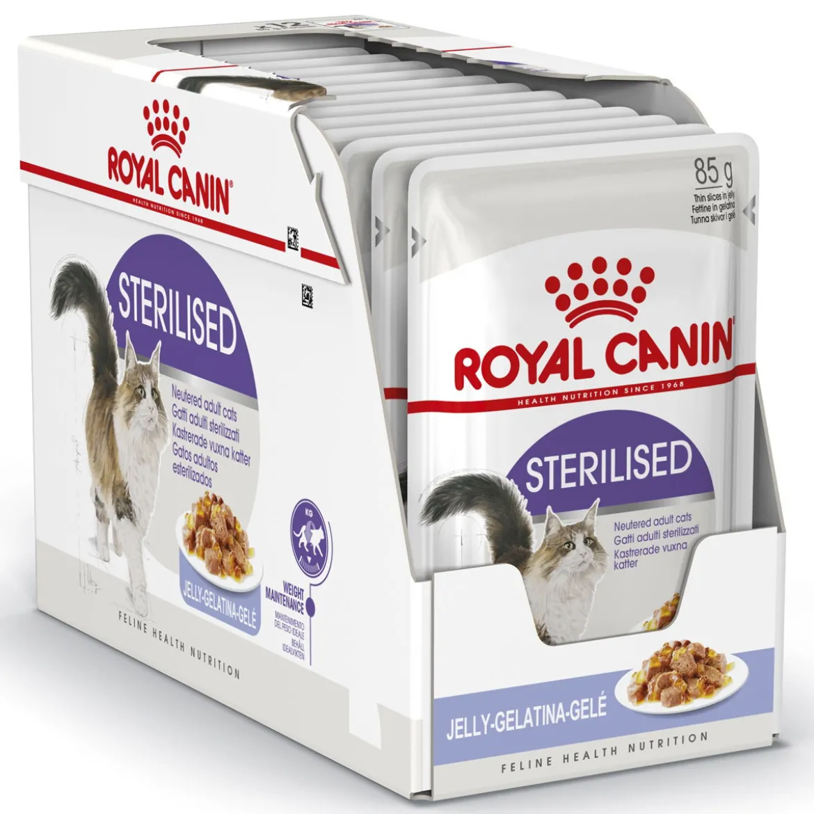 Royal Canin Sterilised Jelly 85g, 48-pack