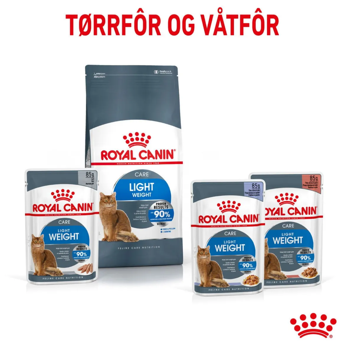 Royal Canin Ultra Light Jelly 85g, 48-pack