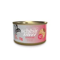 Schesir Silver Mousse & Shreds kana & ankka 70 g