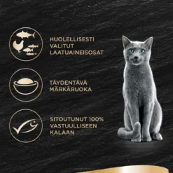 Sheba kana & tonnikala kastikkeessa 60g