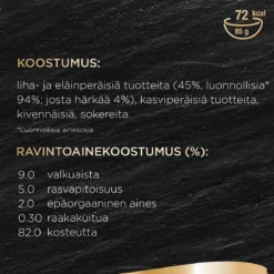 Sheba kana & tonnikala kastikkeessa 60g