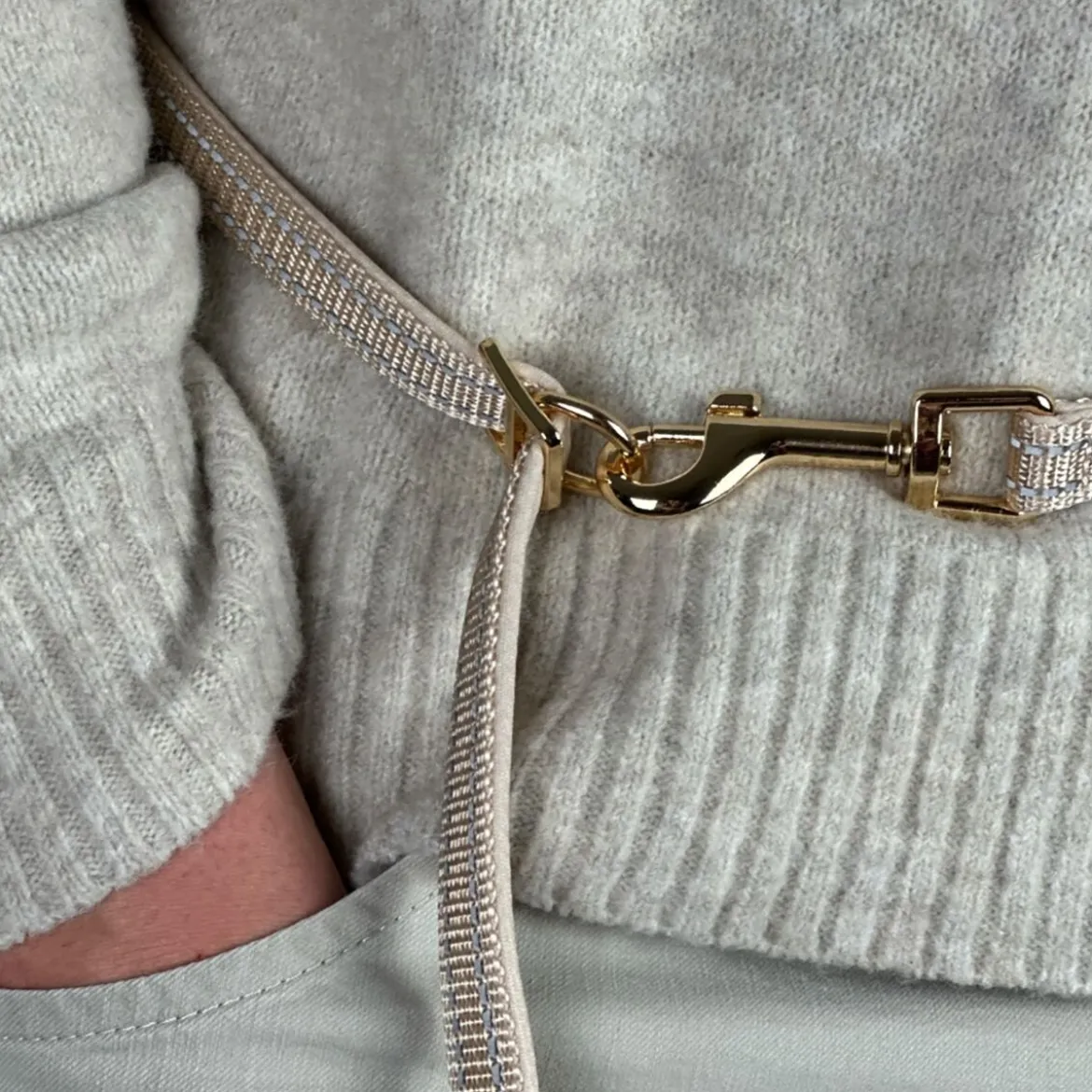 Trufois-monitoimihihna, beige