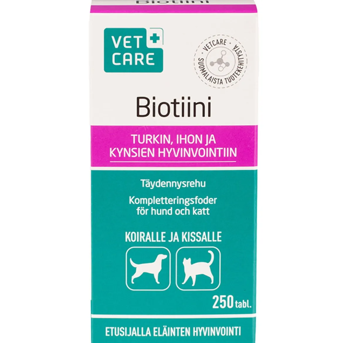 VETCARE Biotiini 250 tabl