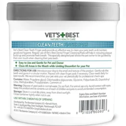 Vet's Best Clean hampaidenpuhdistuslaput 50 kpl